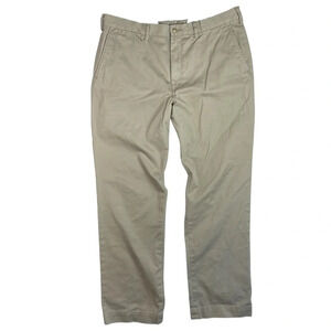 MJ62 Mens Polo Ralph Lauren Designer Classic Fit Casual Chino Pants 36x32